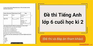 Cách Dạy Anh Văn Lớp 6 Học Kì 2